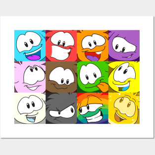Puffle Expressions Posters and Art
